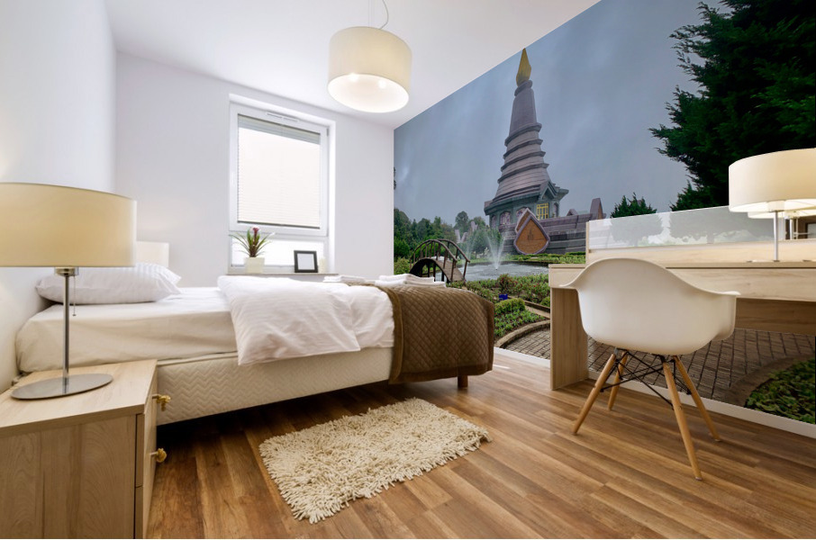 Doi Inthanon Temple Thailand 1 Mural print
