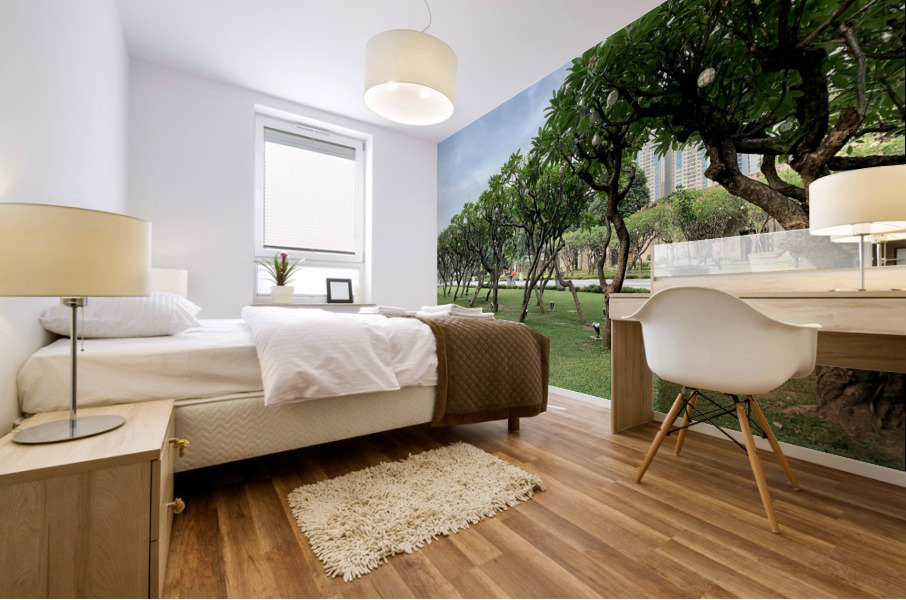 Tree in Line Mural print