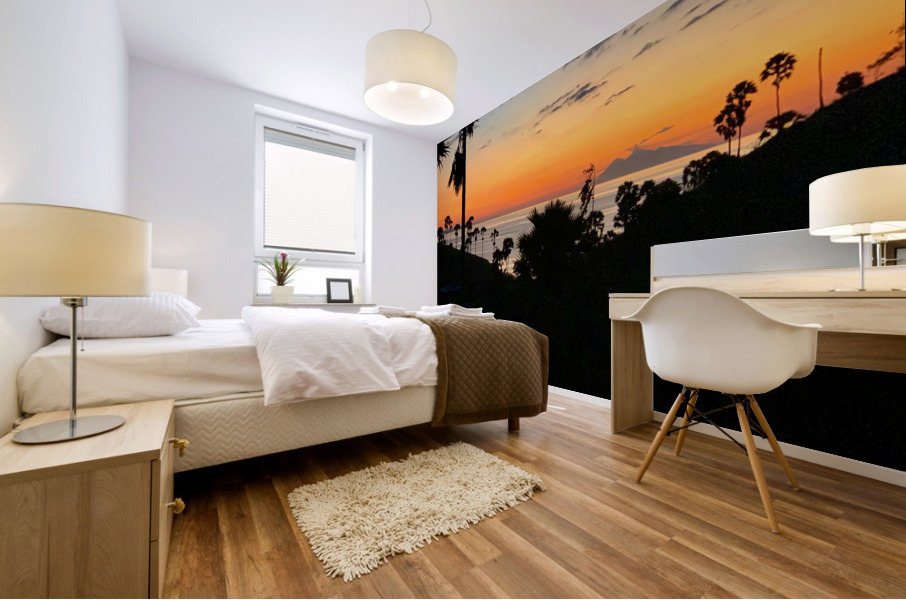 Sunset Over the Flores Sea Indonesia 1 Mural print