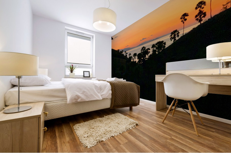 Sunset Over the Flores Sea Indonesia 2 Mural print