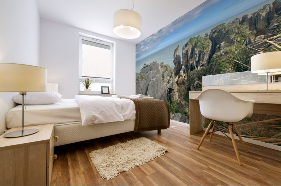 Punakaiki Pancake Rocks New Zealand 1 Mural print