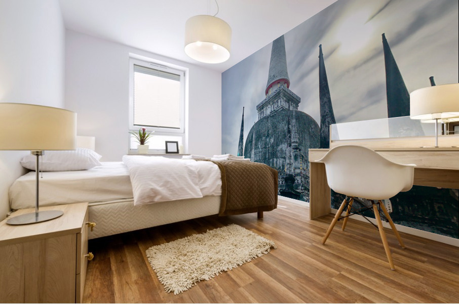 Wat Phra Mahathat Woramahawihan Temple Nakhon Si Thammarat Mural print