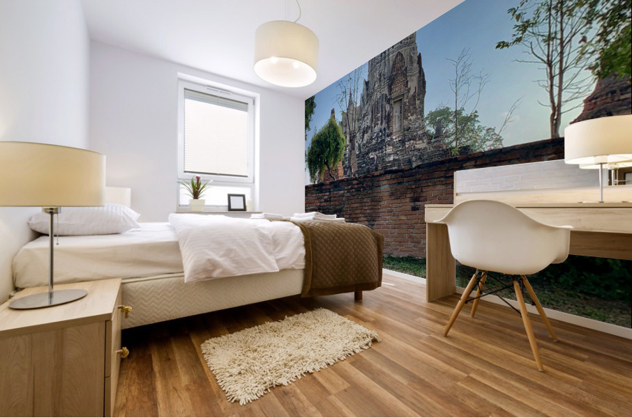 Ayutthaya Historical Park Temples 10 Mural print