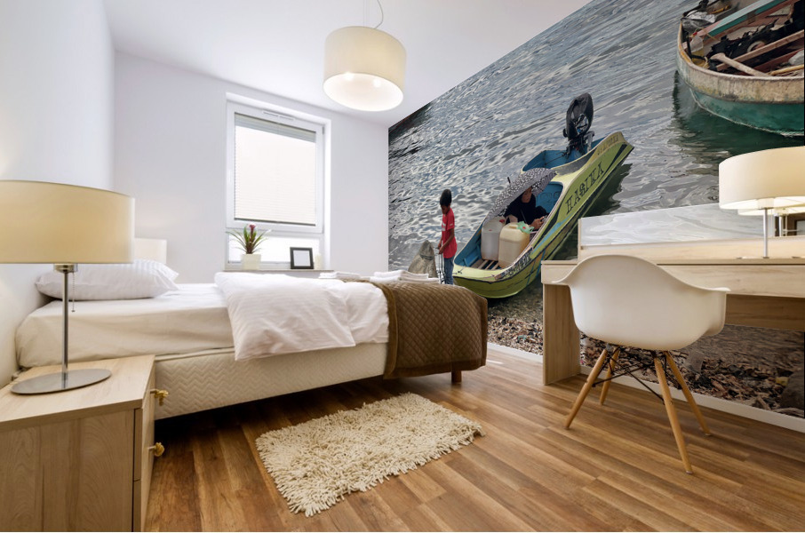 Secure the Boat Mural print