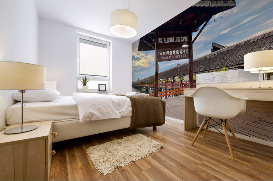 Semporna Walkway Mural print