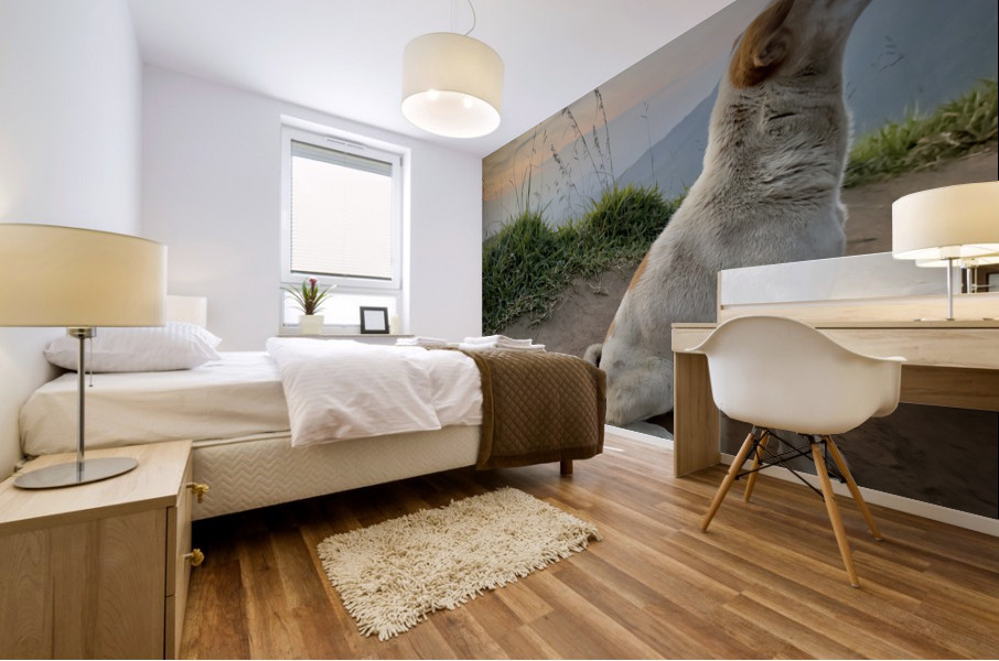 Ella Mountain Dog Mural print