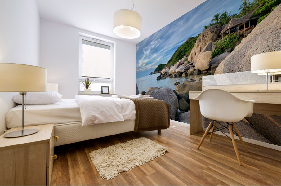 Through the Rocks Mural print