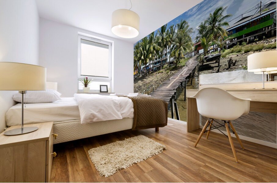 Kampong Ayer Floating Village Brunei 8 Mural print