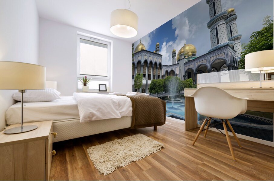 Jame Asr Hassanil Bolkiah Mosque Brunei 7 Mural print