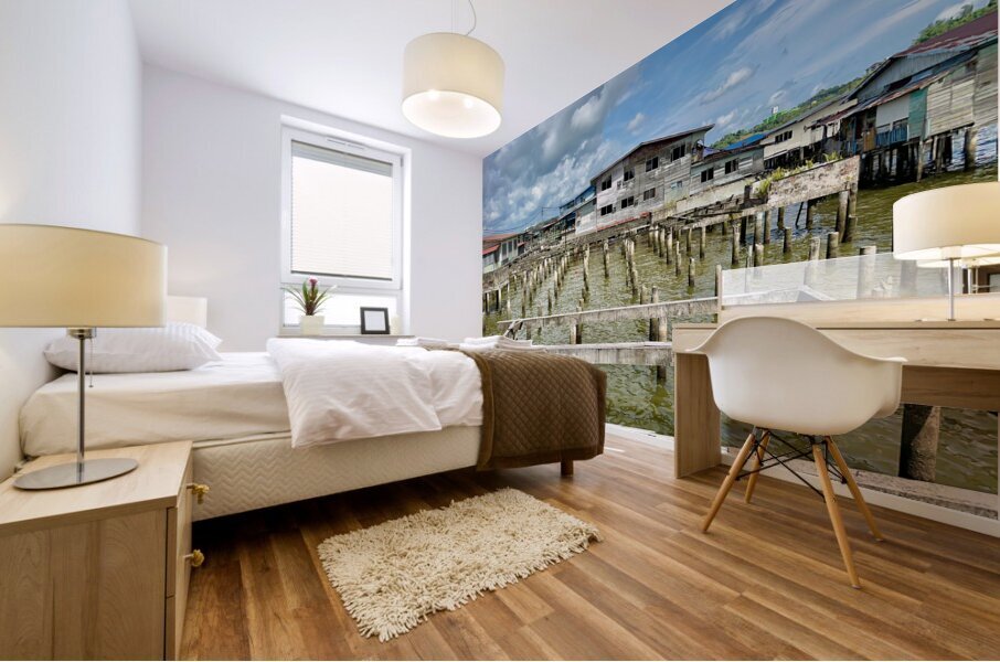 Kampong Ayer Floating Village Brunei 6 Mural print