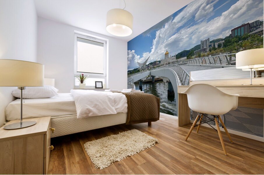 Omar Ali Saifuddien Mosque Collection Brunei 8 Mural print