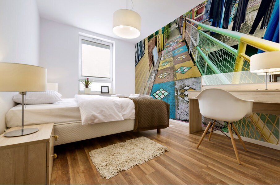 Sim Sim Traditional Floating Village in Sandakan 6 Mural print