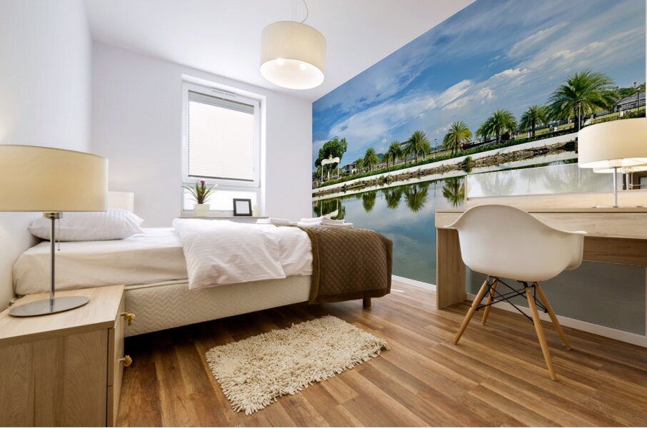 Omar Ali Saifuddien Mosque Collection Brunei 10 Mural print