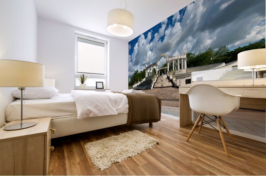 Taman Jubli Perak Monument in Bandar Seri Begawan Brunei Mural print