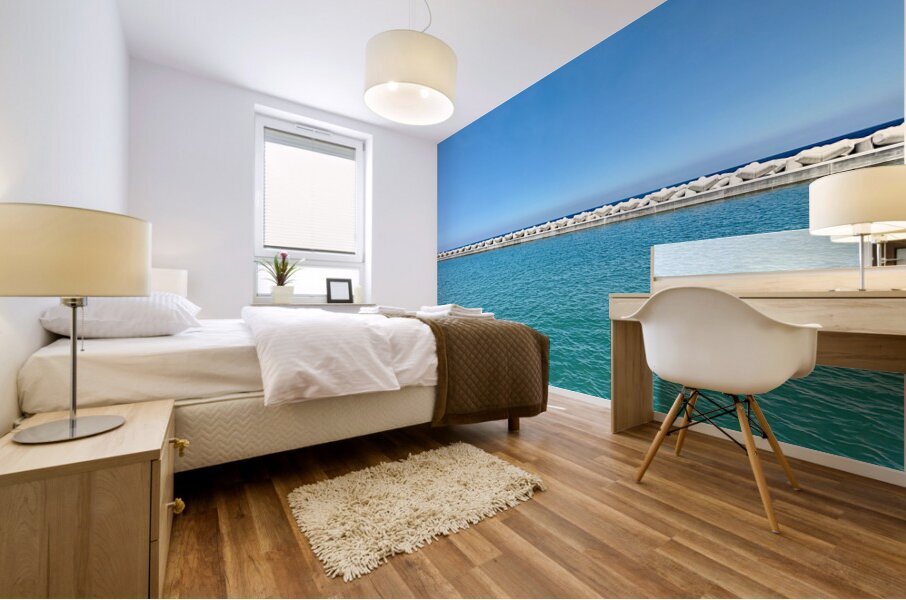 Boardwalk Jeju South Korea 3 Mural print