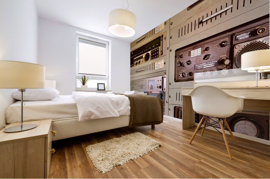 Army Communication Devices Seoul South Korea Mural print