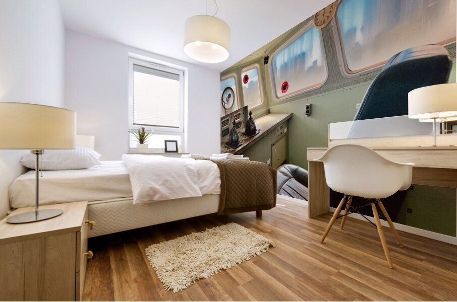 Army Boat Cabin Seoul South Korea Mural print