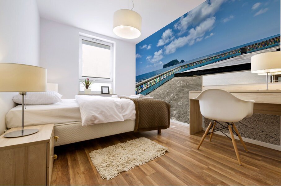 Colorful Wall Jeju South Korea Mural print