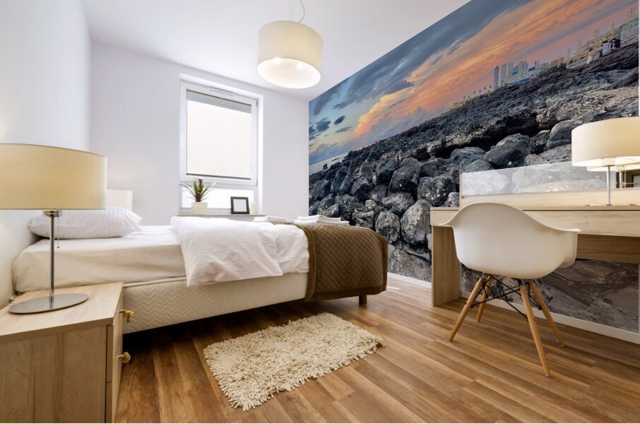 Samyang Beach Sunset Jeju South Korea 5 Mural print