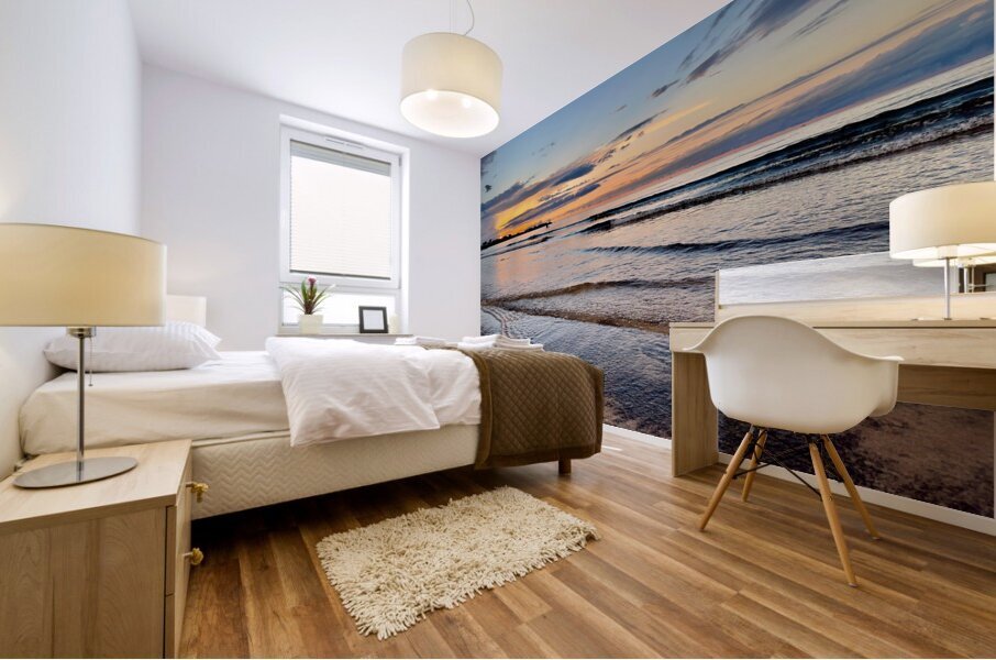 Samyang Beach Sunset Jeju South Korea 2 Mural print