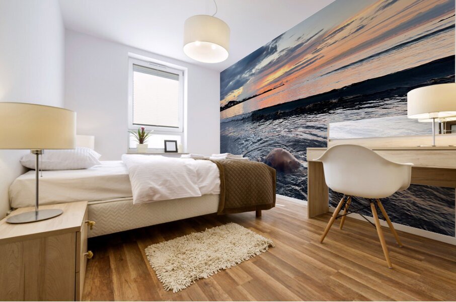 Samyang Beach Sunset Jeju South Korea 6 Mural print