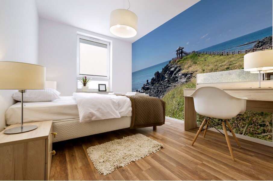 The Gazebo Jeju South Korea Mural print