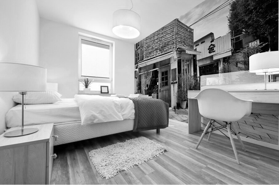 Homey Feeling Seoul South Korea Mural print