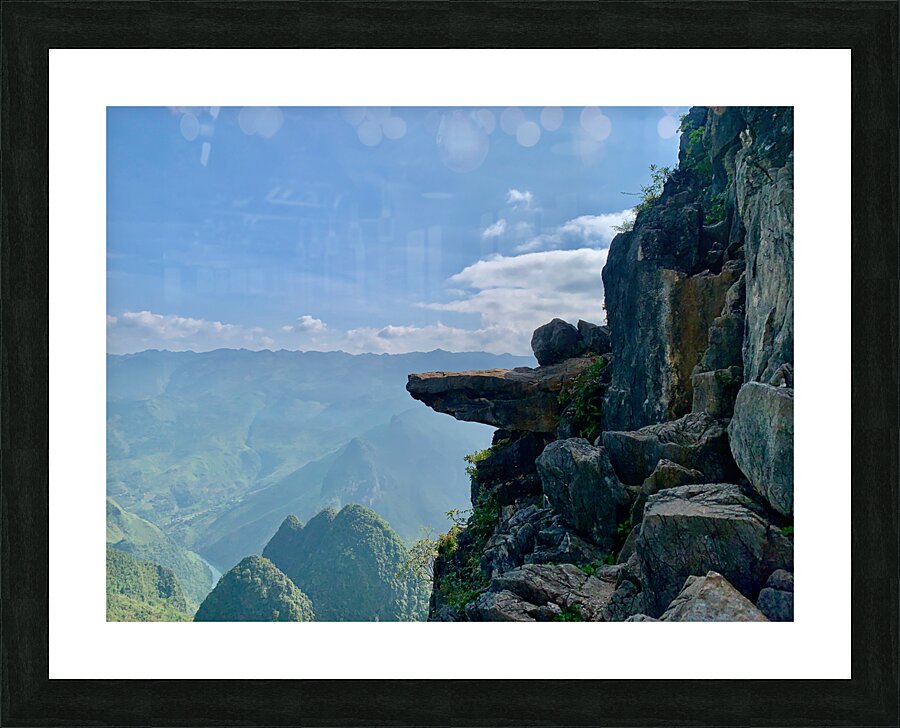 Mountain Natural Viewing Platform Picture Frame print
