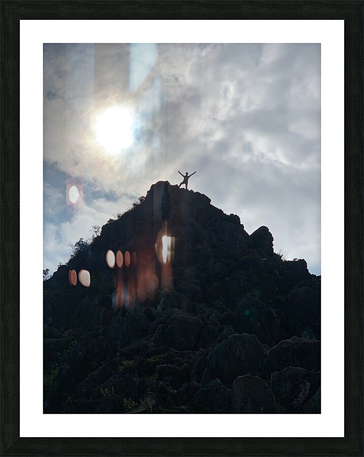 King of the Hill Picture Frame print