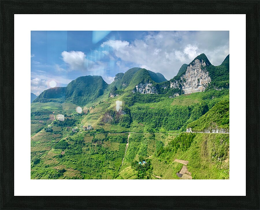 Mountain Side Picture Frame print