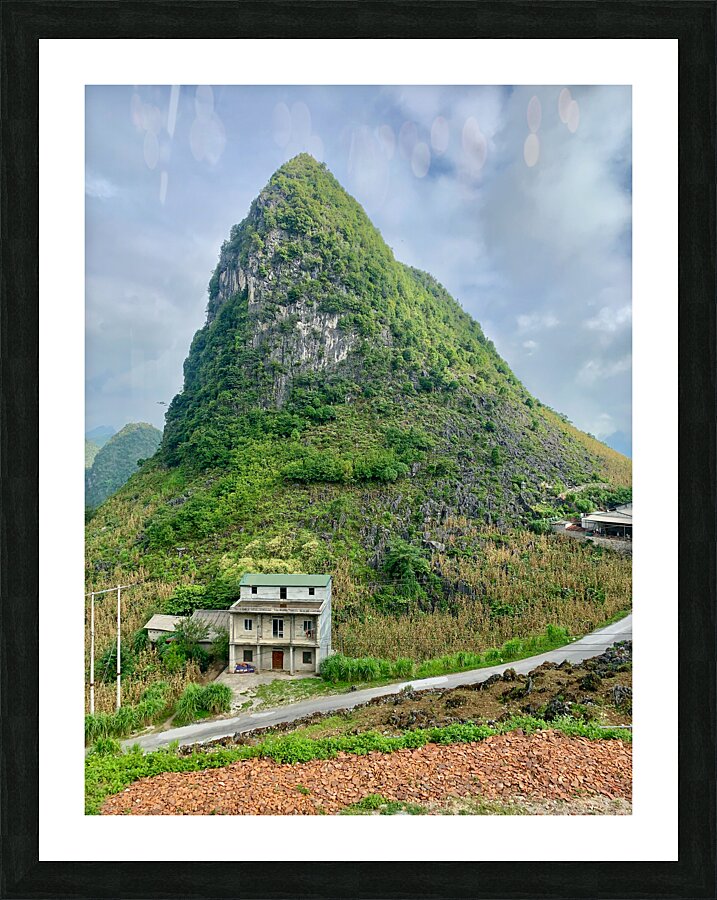 Living by the Hill Picture Frame print