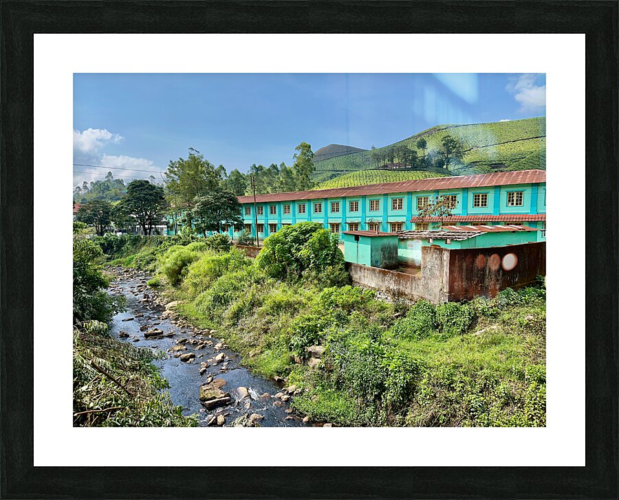 Living by the River Picture Frame print