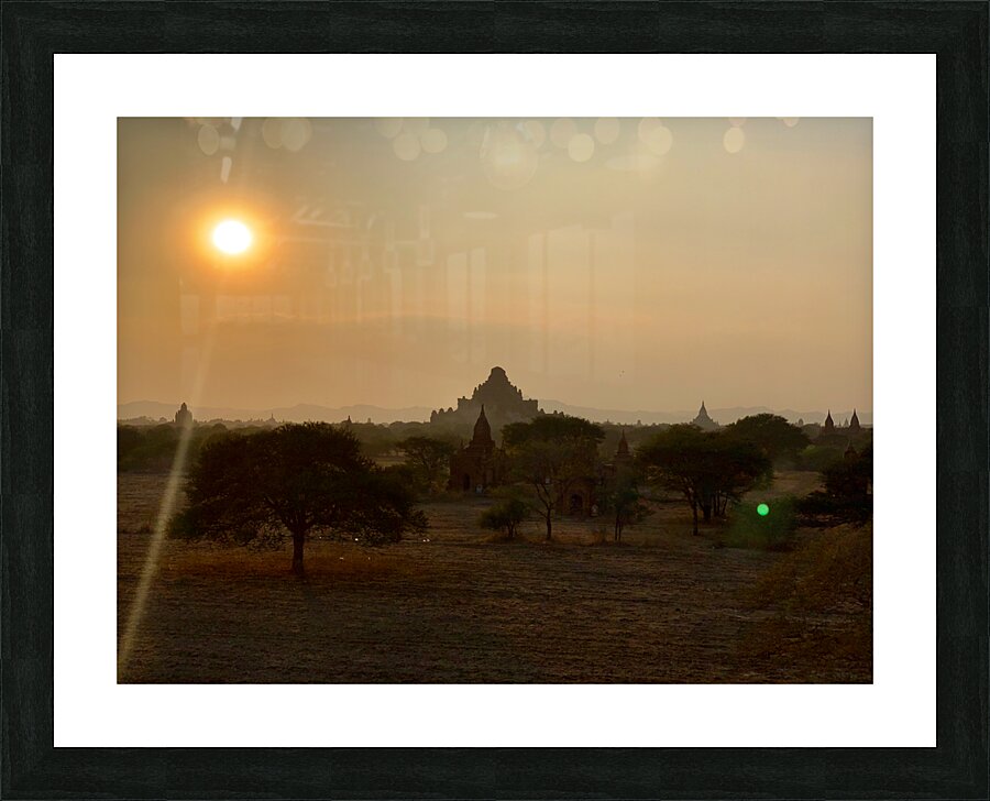 Sunset by the Temple Impression et Cadre photo
