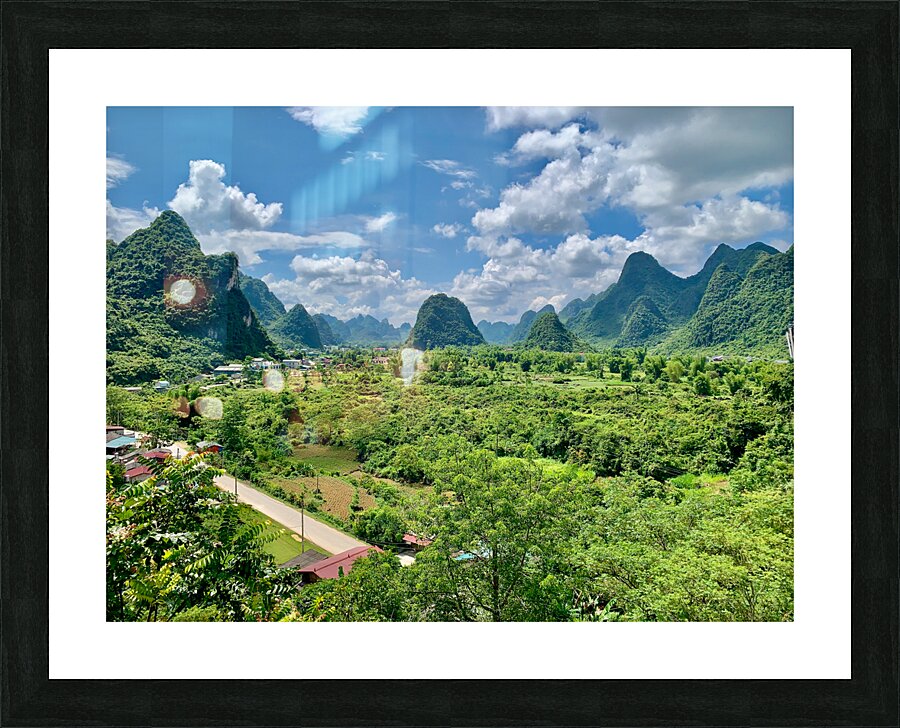 Mountain Valley Picture Frame print