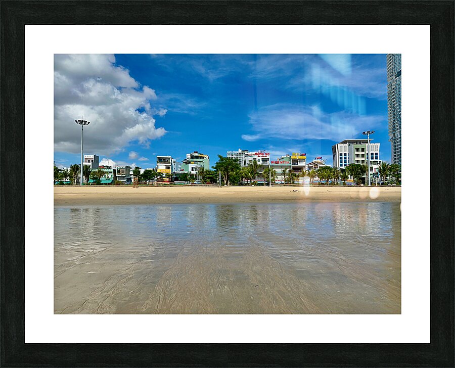 City from the Beach Picture Frame print