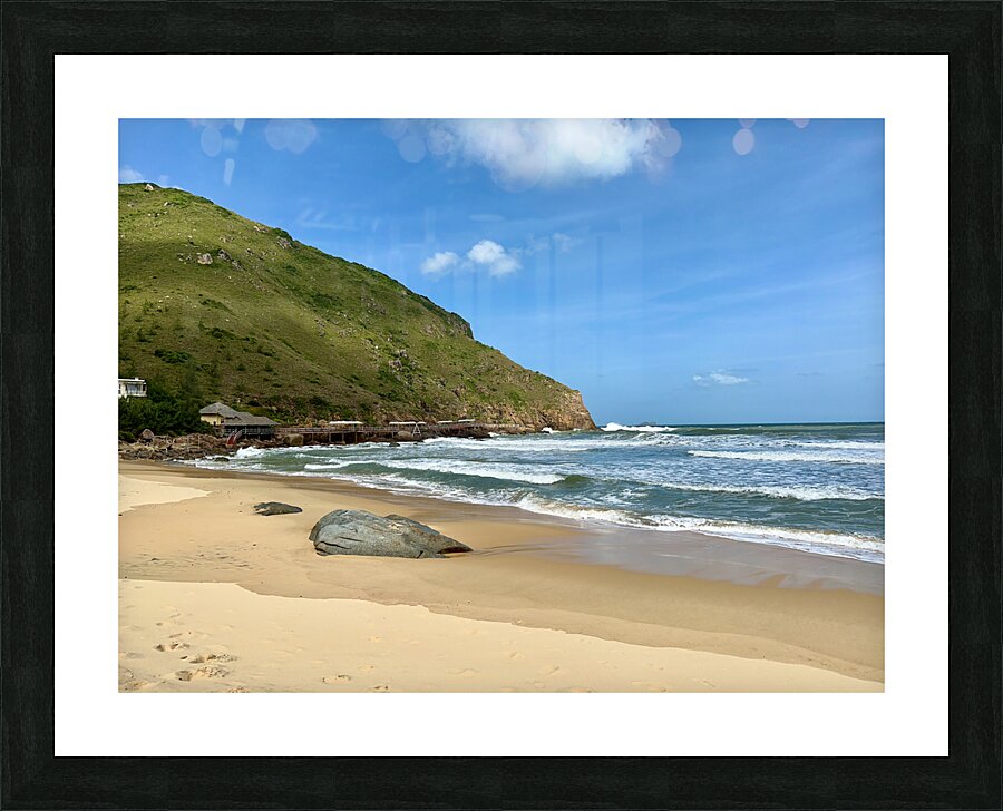 Beach side Picture Frame print