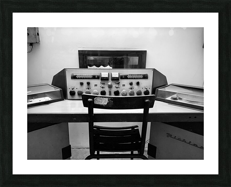 BW Control Station Picture Frame print