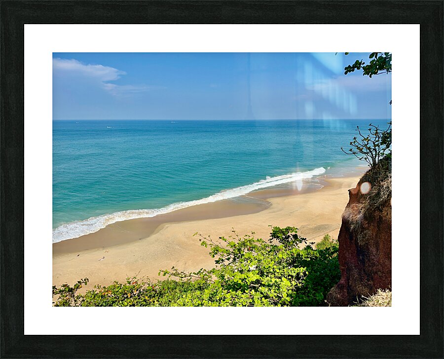Beautiful Beach Picture Frame print