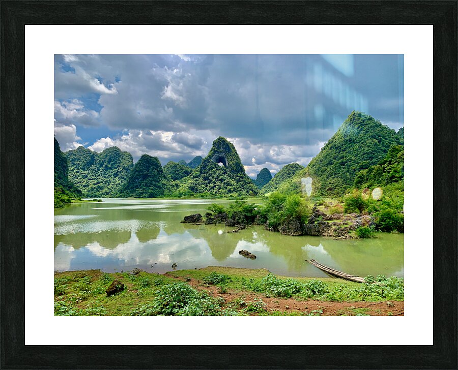 Angel Eye Mountain Picture Frame print