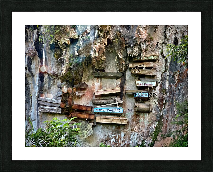 Hanging Coffins Picture Frame print