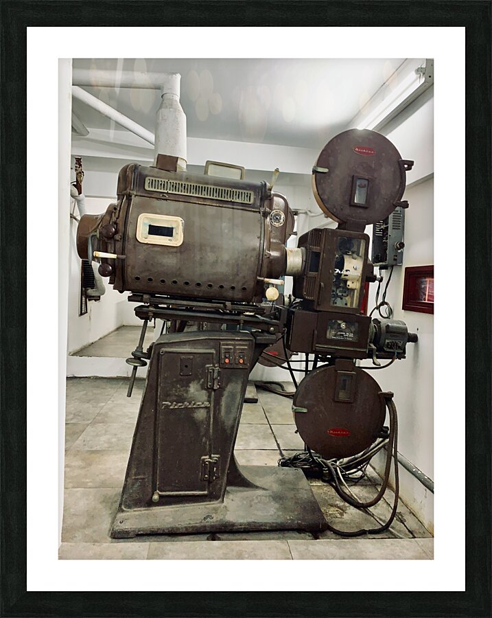 Old Projector Picture Frame print