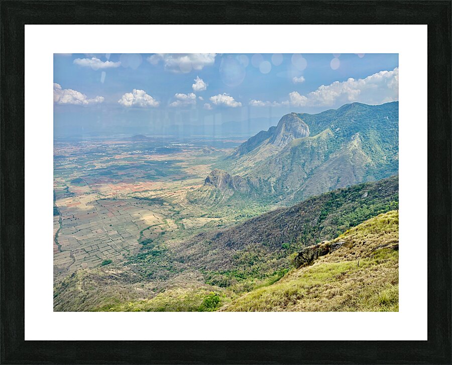 Look Down on the Valley Picture Frame print