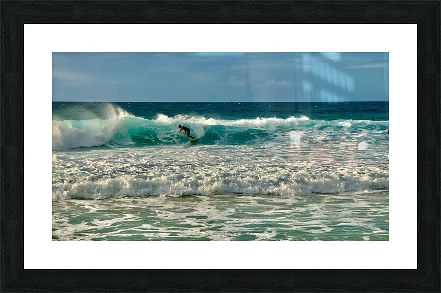 The Surfer Picture Frame print