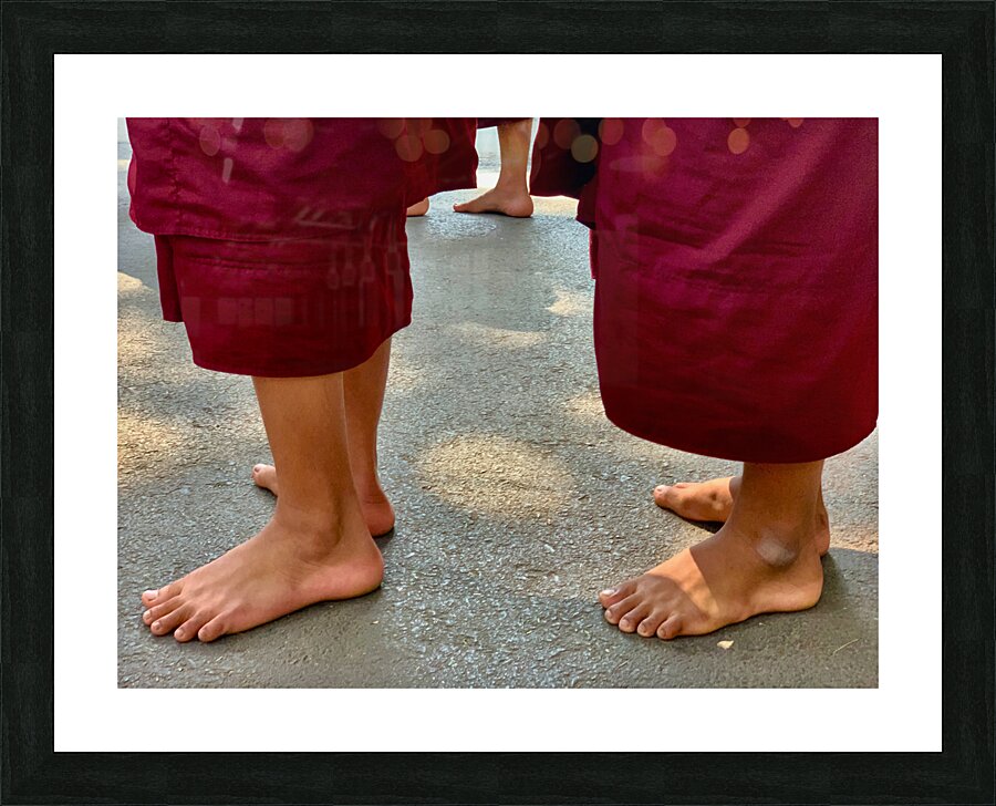 Monks Feet Picture Frame print