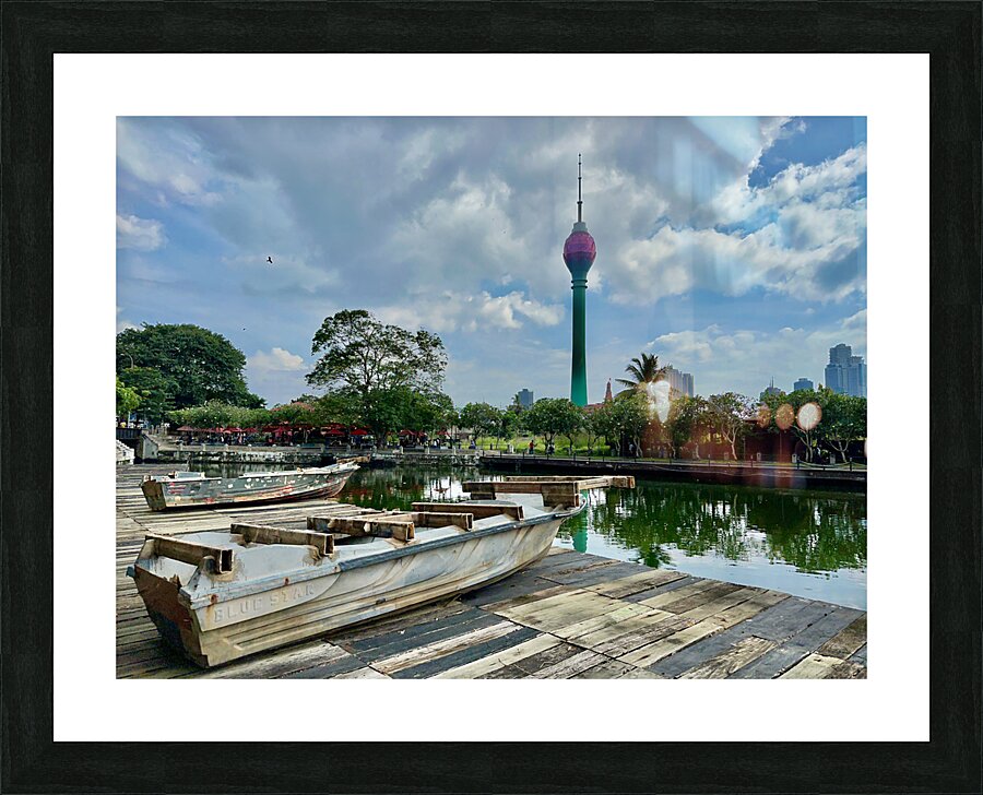 Lotus Tower 1 Picture Frame print