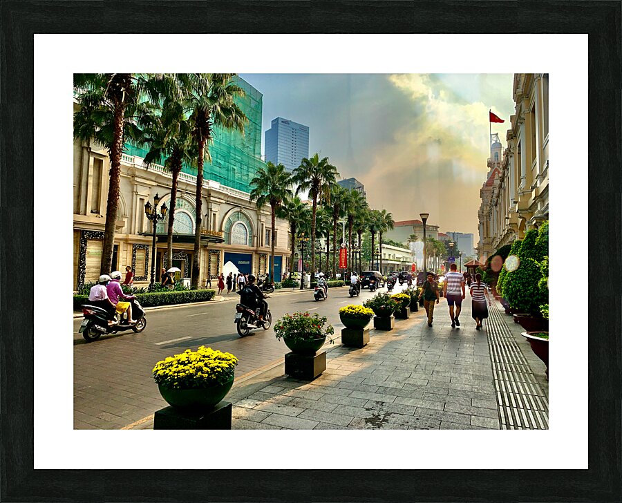 Main Street Picture Frame print