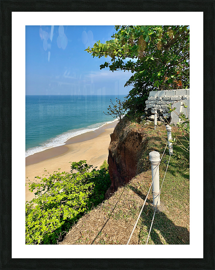 Beach from the Cliff Impression et Cadre photo