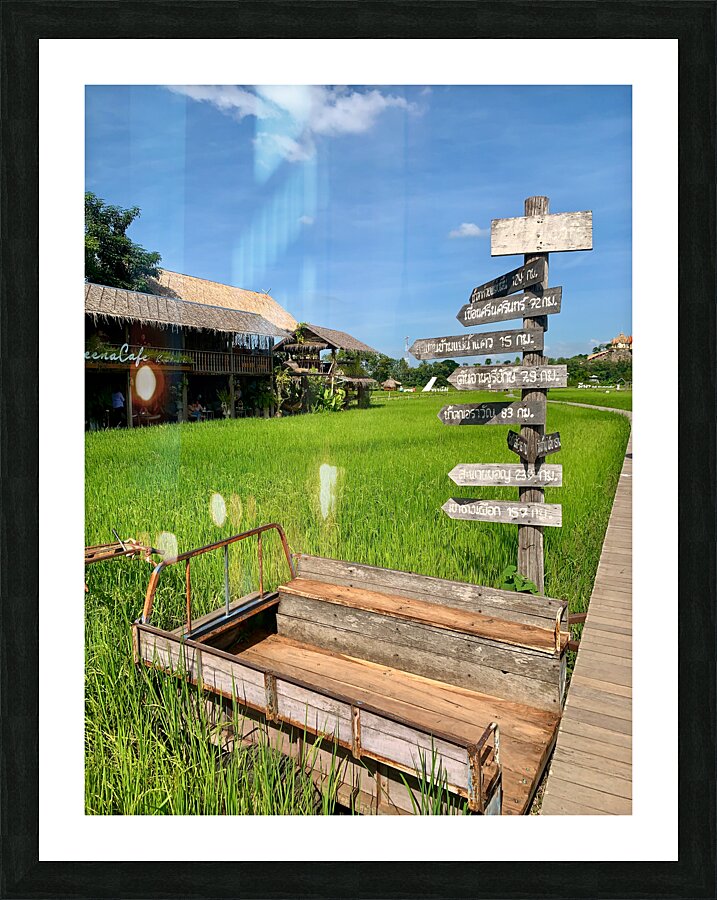 Follow the Arrow Picture Frame print