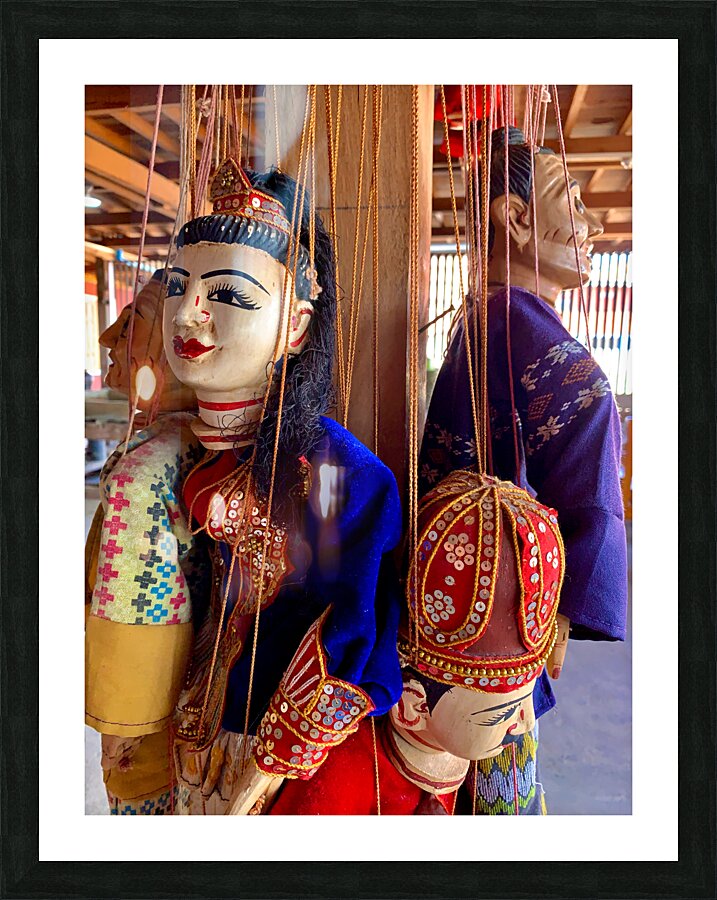 Myanmar Dolls Picture Frame print