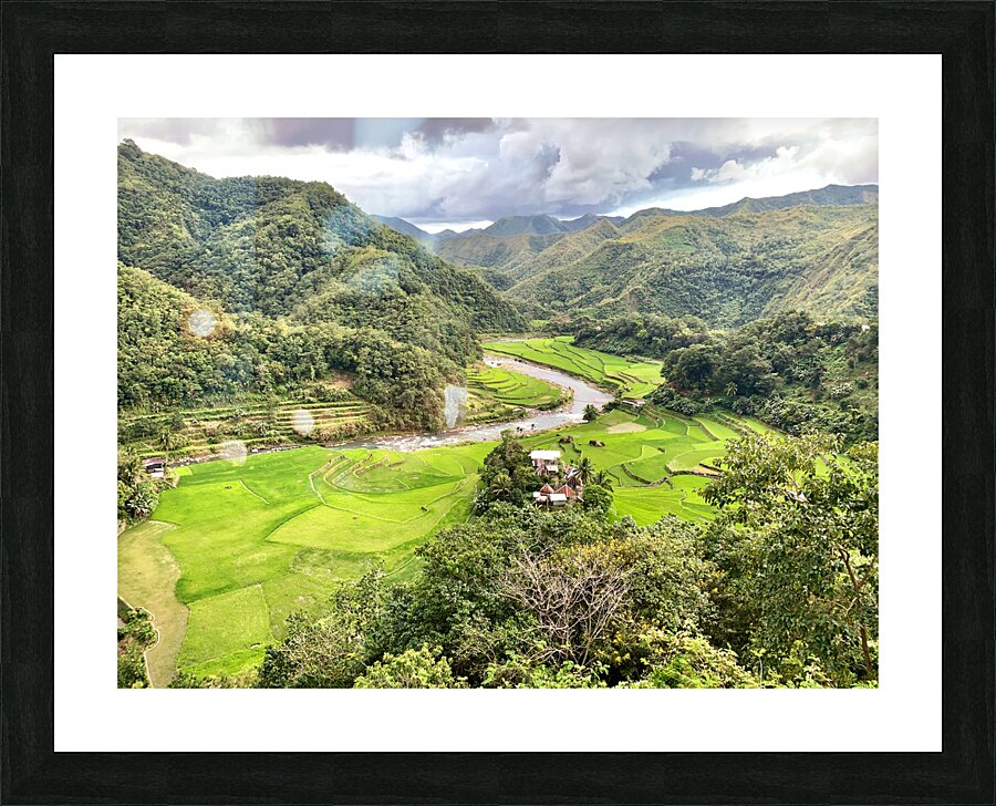 Rice Valley Picture Frame print